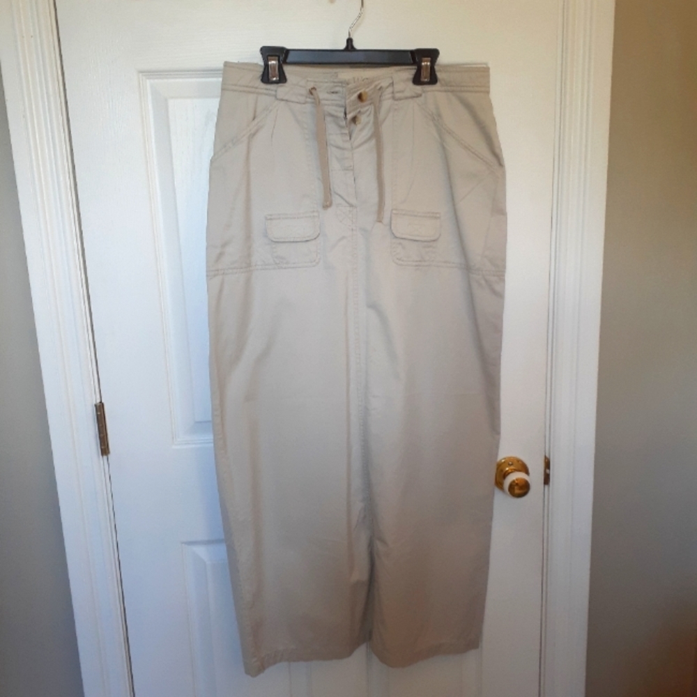 Ladies Cotton Maxi Skirt...size 11 by EW Chino